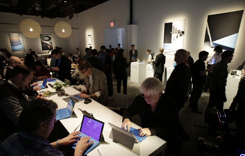New York : Microsoft lance sa tablette Surface Pro 3