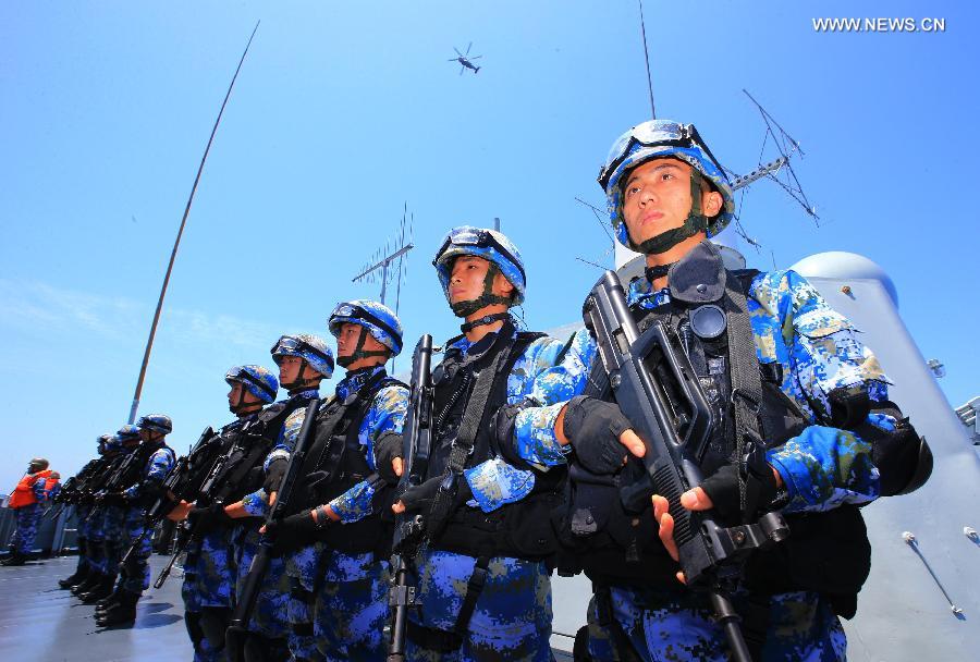 Exercices anti-pirates conjoints des forces navales chinoises et russes