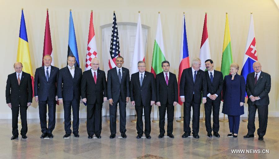 Komorowski et Obama rencontrent des dirigeants d'Europe centrale et orientale 