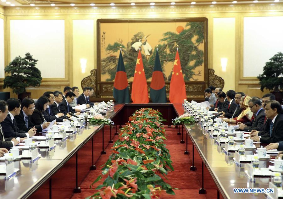 La Chine et le Bangladesh s'engagent à approfondir leur partenariat