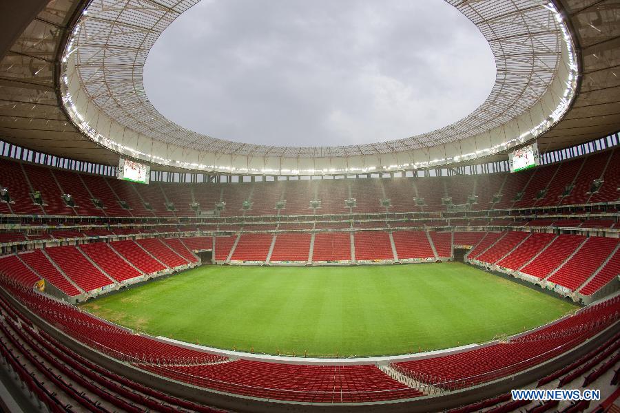 Le Stade national Mané-Garrincha à Brasilia