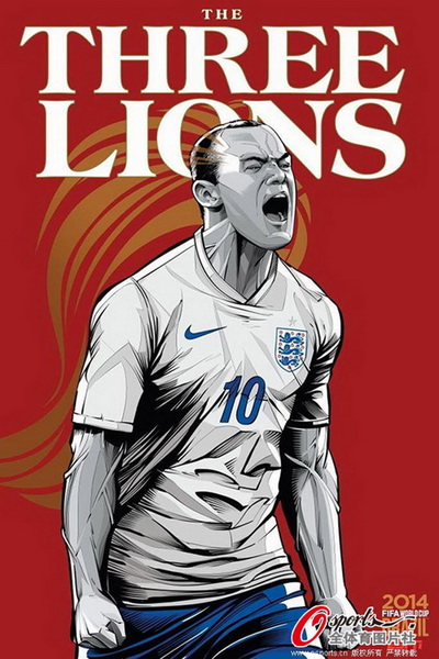 Angleterre : Rooney