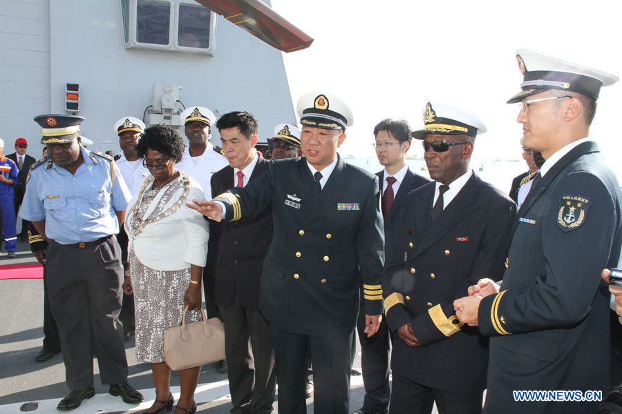 Une flotte de la marine chinoise visite la Namibie