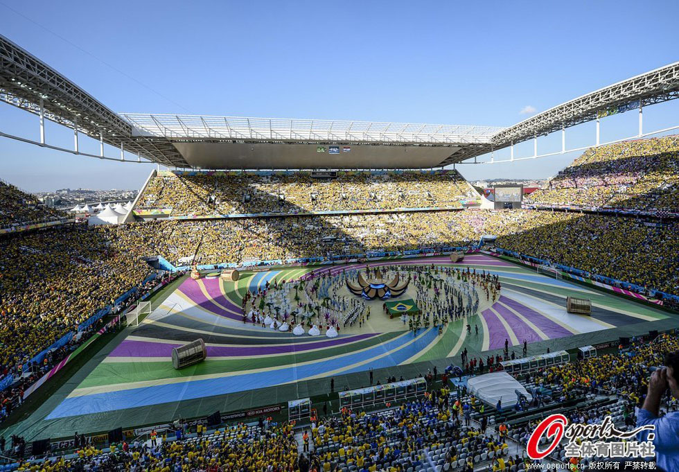 Ouverture de la Coupe du monde 2014 au Brésil