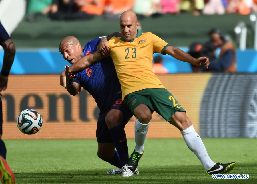 Coupe du monde 2014/Groupe B: Les Pays-Bas battent l'Australie 3 à 2