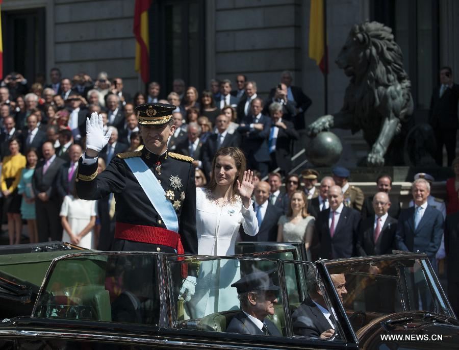 Felipe VI proclamé roi d'Espagne