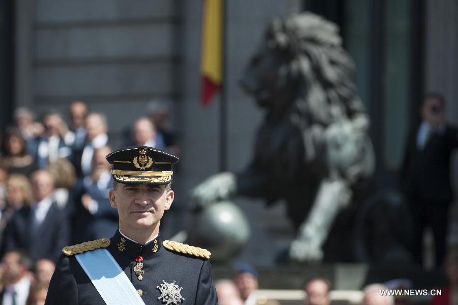 Felipe VI proclamé roi d'Espagne
