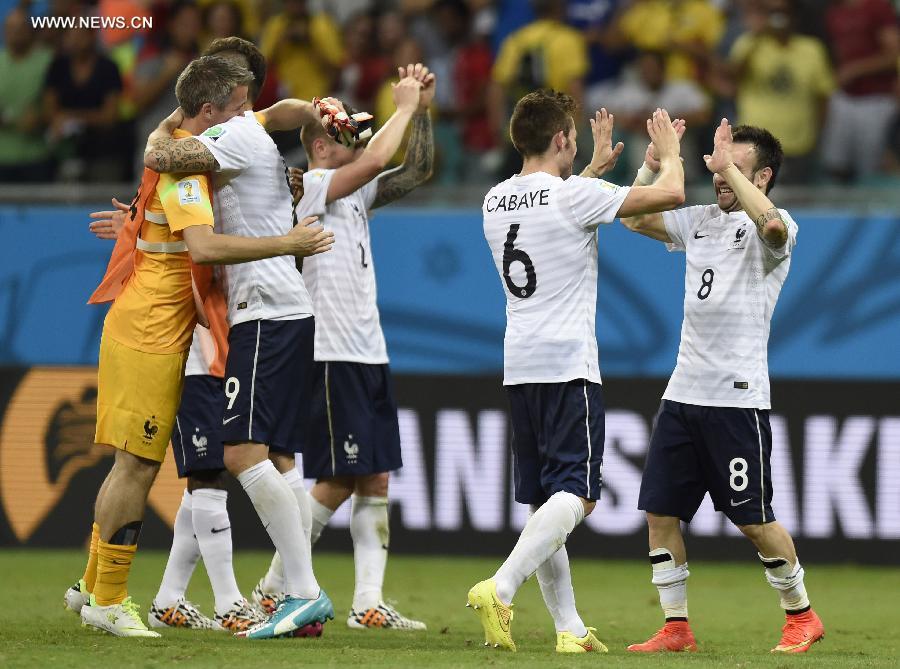 Coupe du monde 2014/Groupe E: La France bat la Suisse 5 à 2
