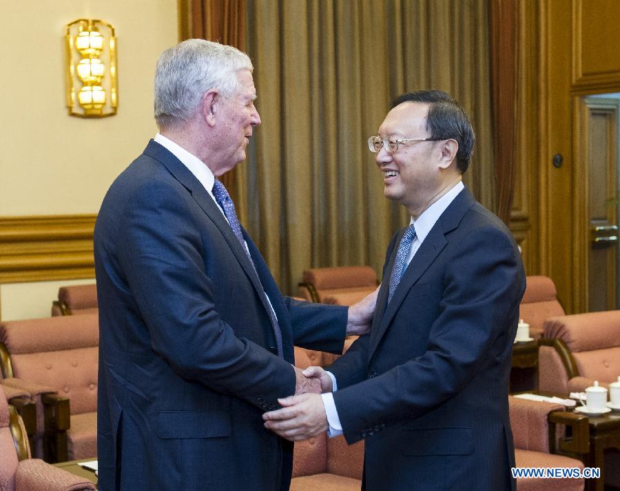 Yang Jiechi rencontre une délégation du Conseil américain des politiques étrangères