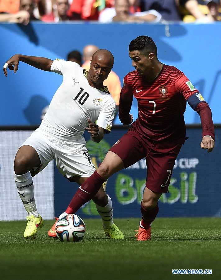 Mondial 2014/Groupe G: le Portugal éliminé malgré sa victoire contre le Ghana