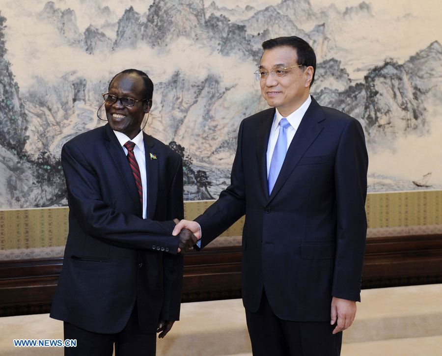 La Chine et le Soudan du Sud approfondiront leur coopération bilatérale