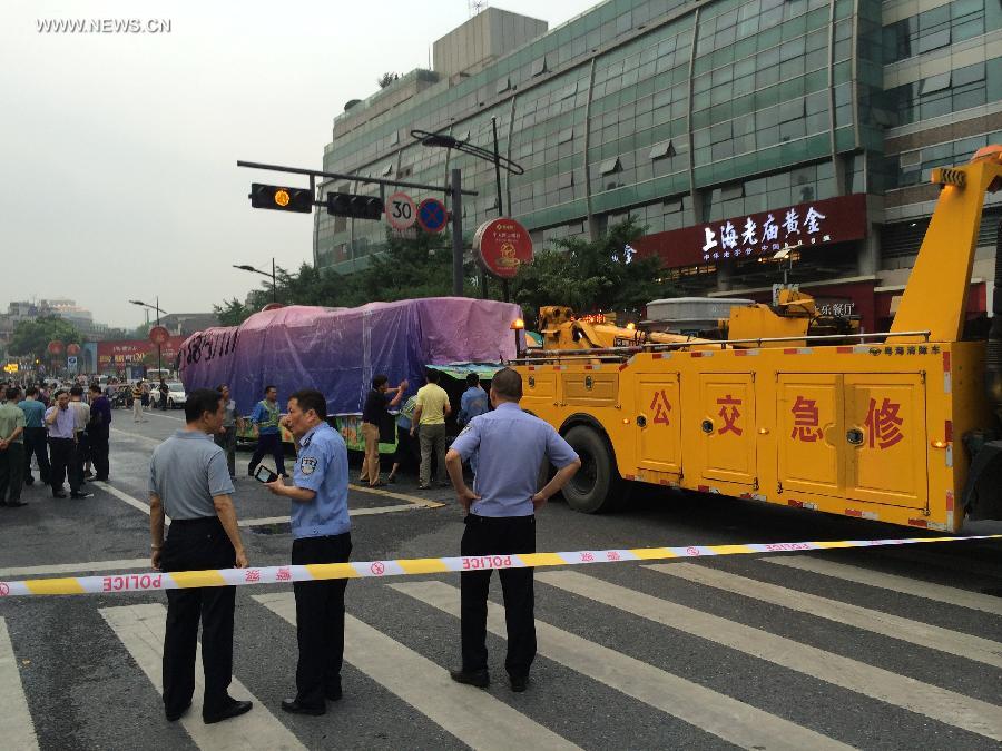 Vingt-neuf blessés dans l'incendie d'un bus dans l'est de la Chine