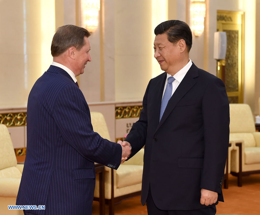 Le président chinois rencontre le directeur de l'Administration présidentielle russe