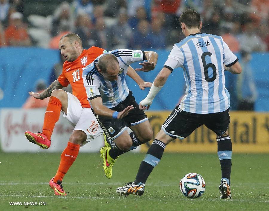 Mondial 2014: l'Argentine rejoint l'Allemagne en finale