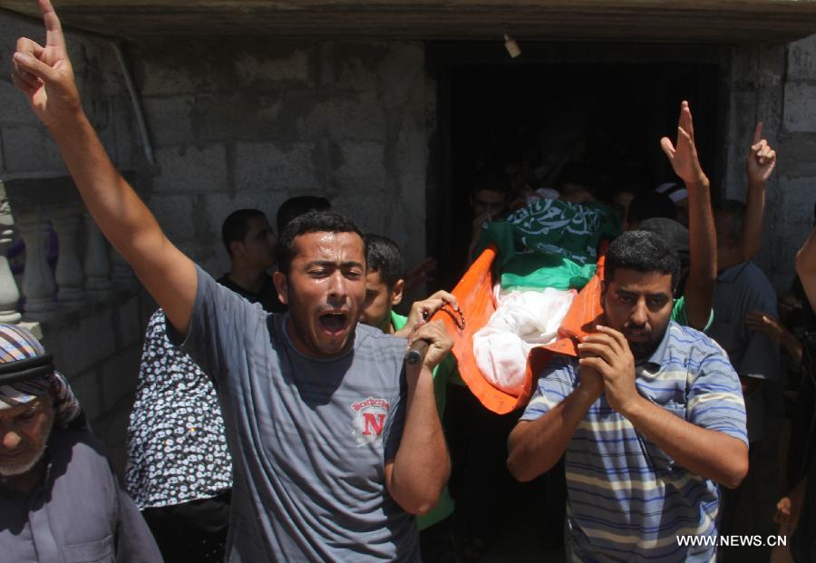 Trois Palestiniens tués dans de nouveaux raids aériens israéliens 