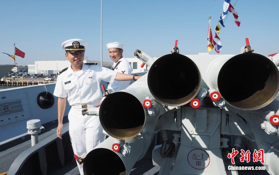 Une escadre navale chinoise en visite aux Etats Unis