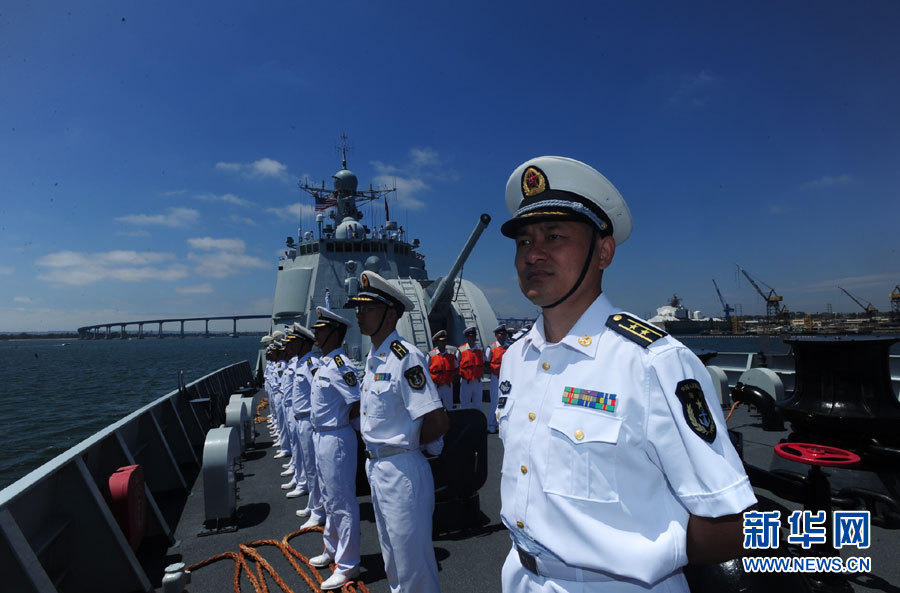 Une escadre navale chinoise en visite aux Etats Unis