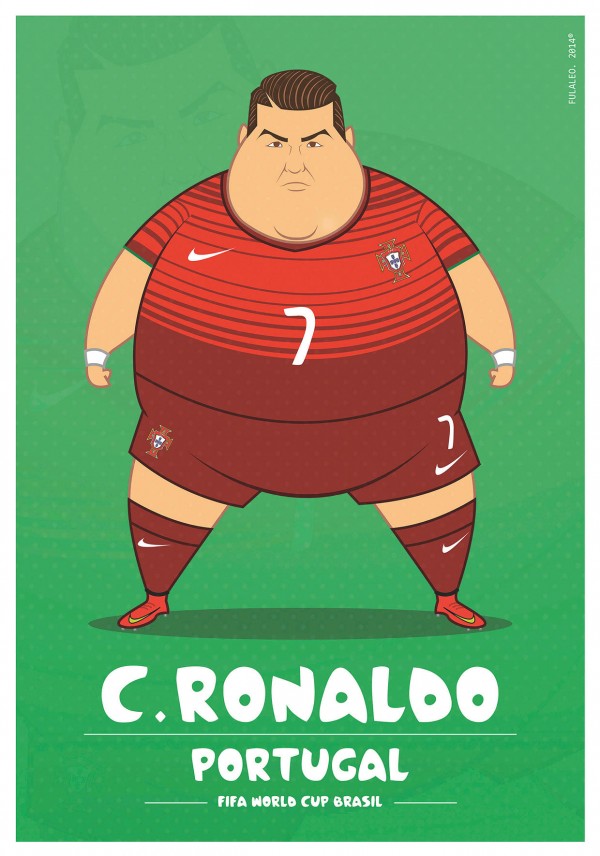 Et si les stars du football mondial étaient obèses ?