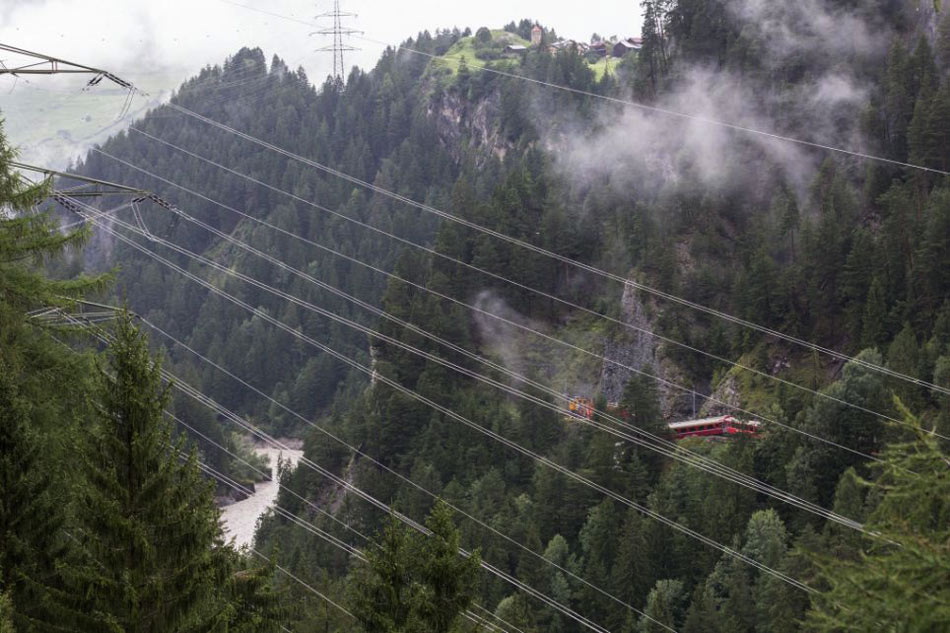 Déraillement d'un train en Suisse : sept blessés
