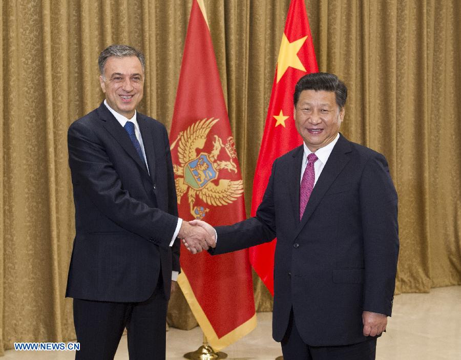 Xi Jinping rencontre le président du Monténégro