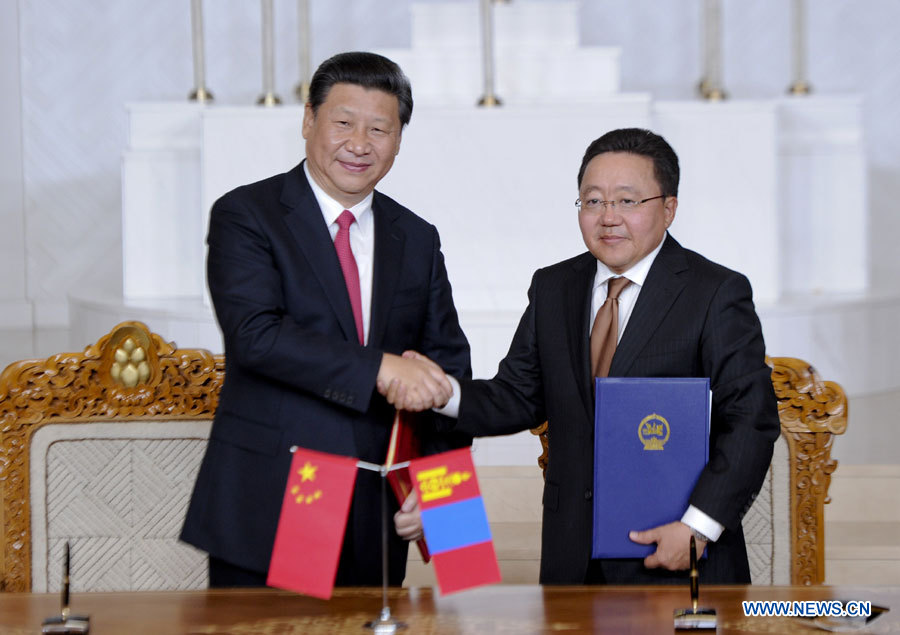 Rapprochement sino-mongol par le biais d'un partenariat stratégique global