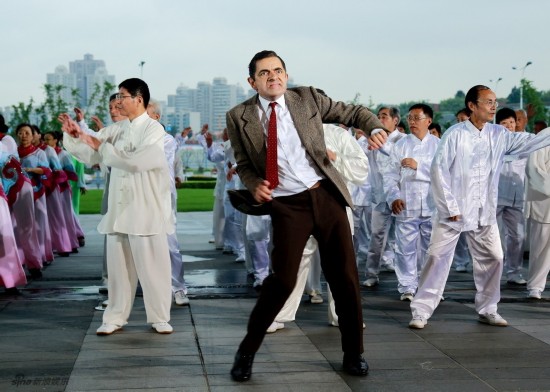 Rowan Atkinson, «Mr. Bean» fait le show à Shanghai