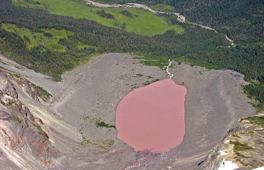 Le lac Pink, Canada