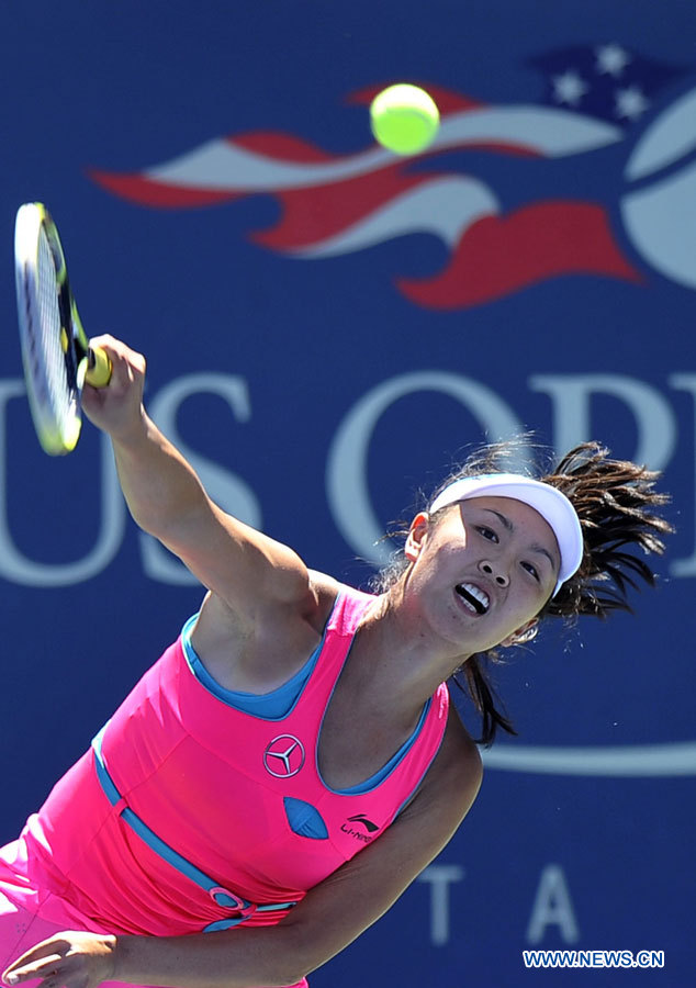 Tennis/US Open: La Chinoise Peng Shuai qualifiée pour les 8e de finale