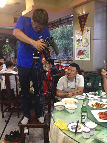 La télévision coréenne vient dans le Shaanxi pour tourner une émission sur la gastronomie