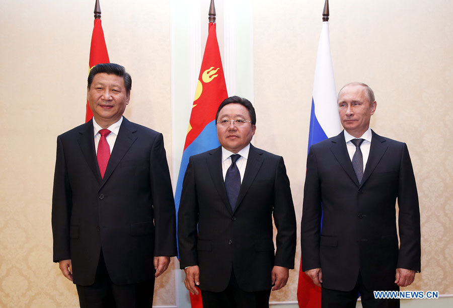 Le président chinois propose de construire un couloir économique Chine-Mongolie-Russie