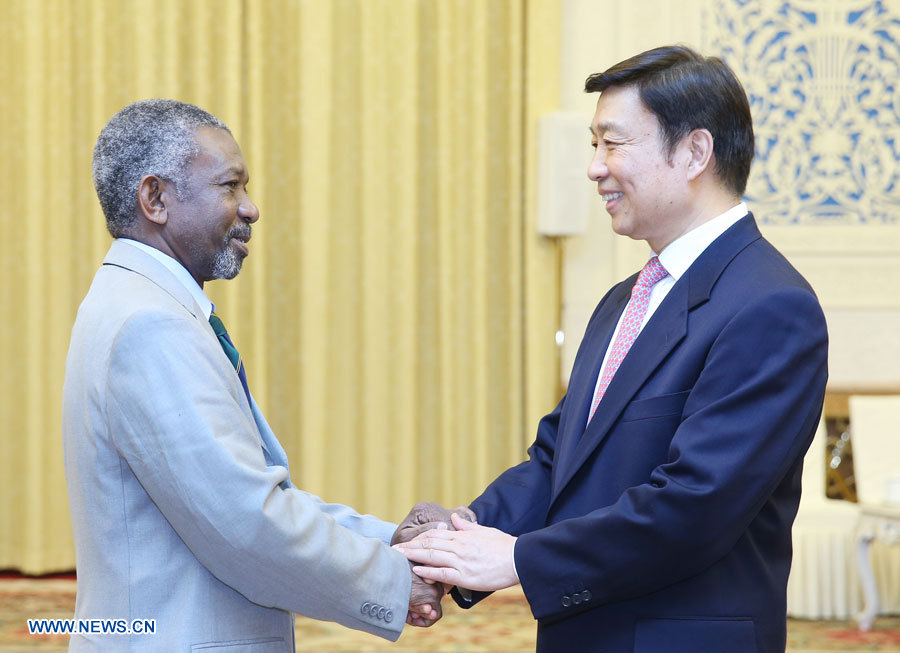 Le vice-président chinois rencontre des hôtes tanzaniens