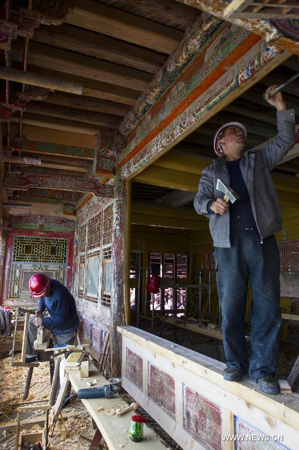 Tibet : La plus importante rénovation du monastère Labrang
