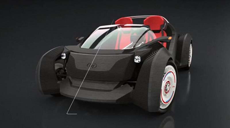 Strati, la première voiture imprimée en 3D
