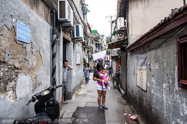 La vieille ville de Shanghai, le 14 septembre 2014.