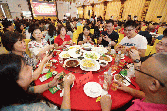 Festin de fruits de mer dans le Jiangsu