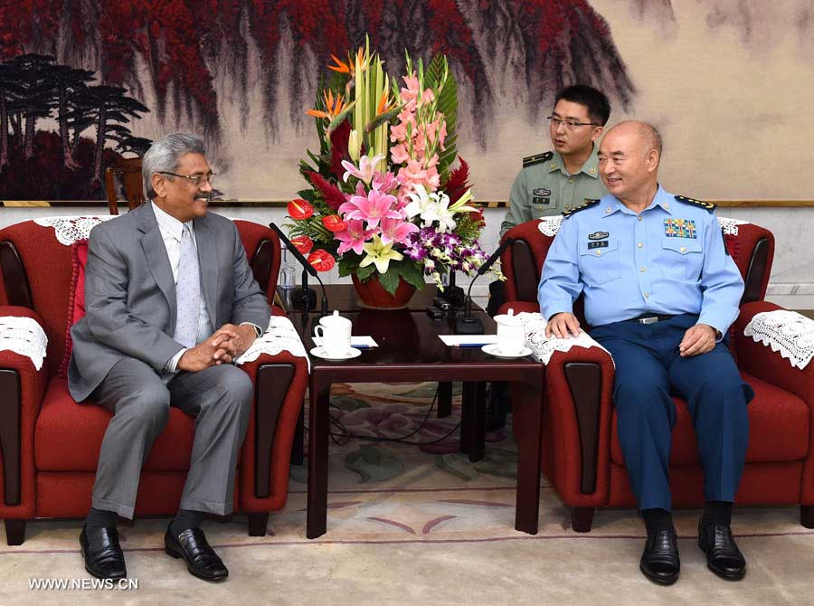La Chine et le Sri Lanka s'engagent à renforcer la coopération militaire