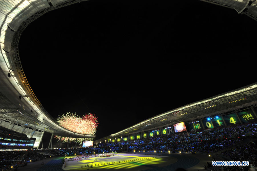 EN IMAGES: Cérémonie de clôture de la 17e édition des Jeux asiatiques d'Incheon