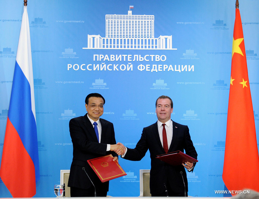 Signature de plusieurs accords entre Beijing et Moscou
