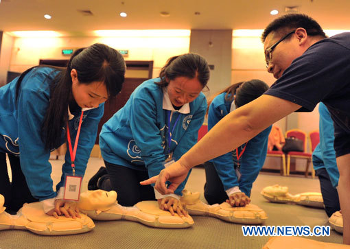Chine : formation pour les 2.280 bénévoles participant à la Réunion des dirigeants économiques de l'APEC