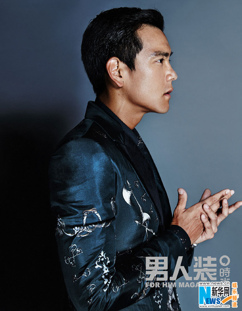 L'acteur Eddie Peng pose pour un magazine