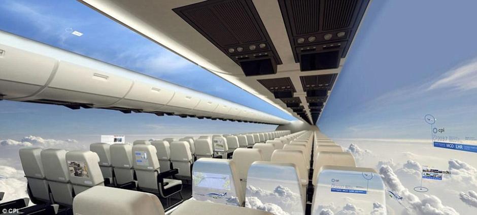 Les avions transparents du futur
