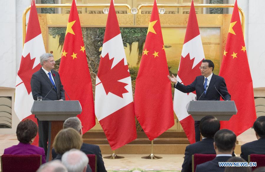 La Chine et le Canada renforceront leur coopération