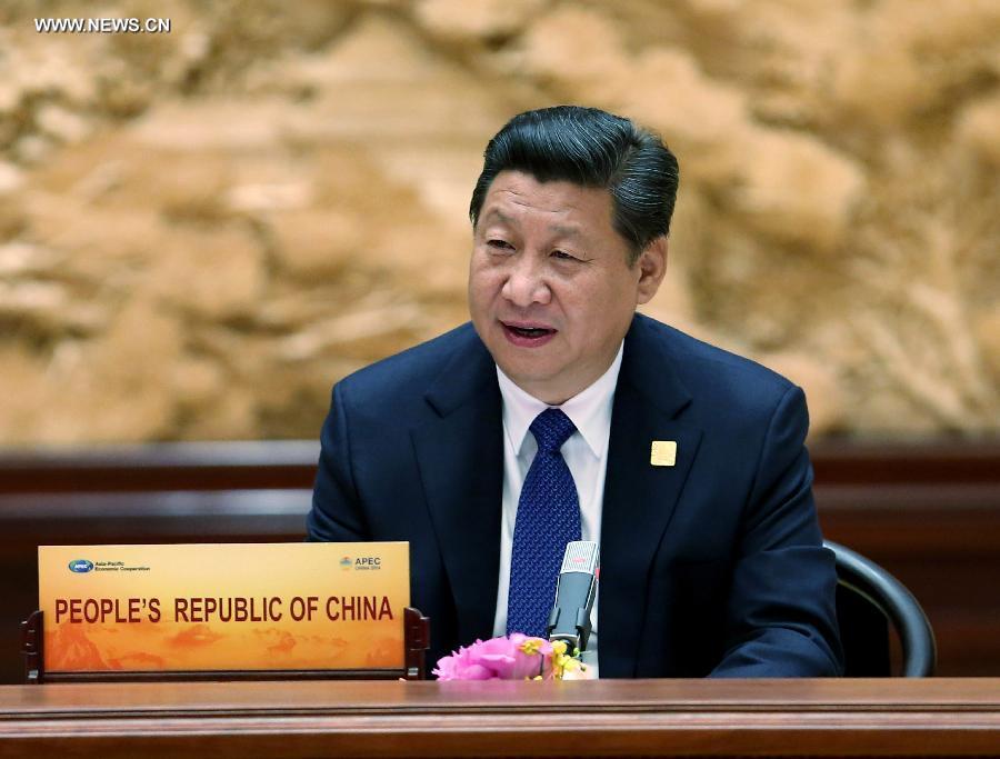 Début de la Réunion des dirigeants économiques de l'APEC à Beijing