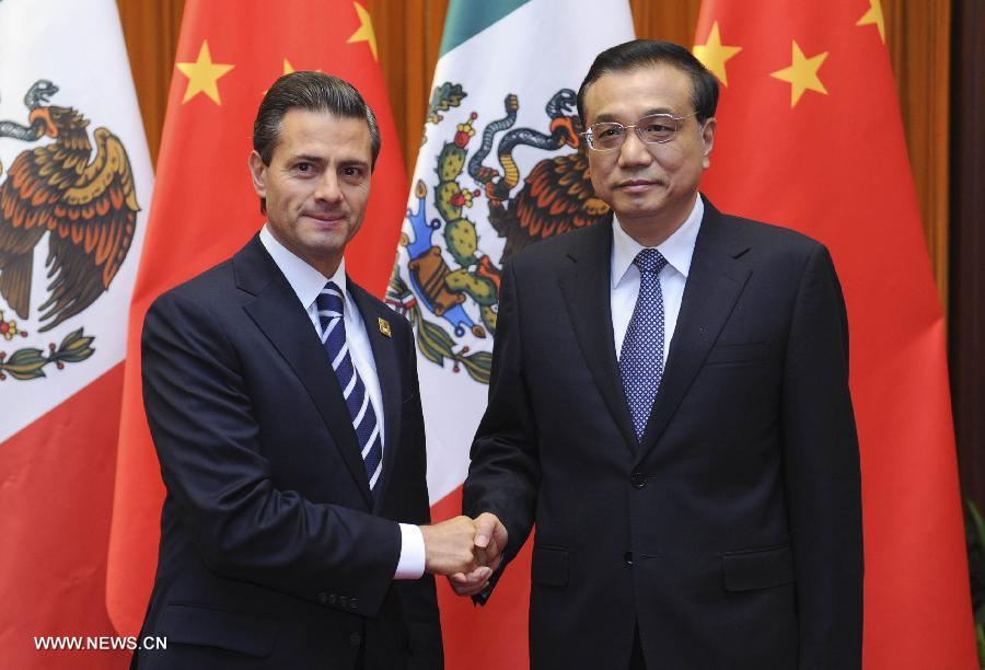 Li Keqiang "regrette" la rupture par le Mexique d'un accord sur la construction d'une ligne à grande vitesse