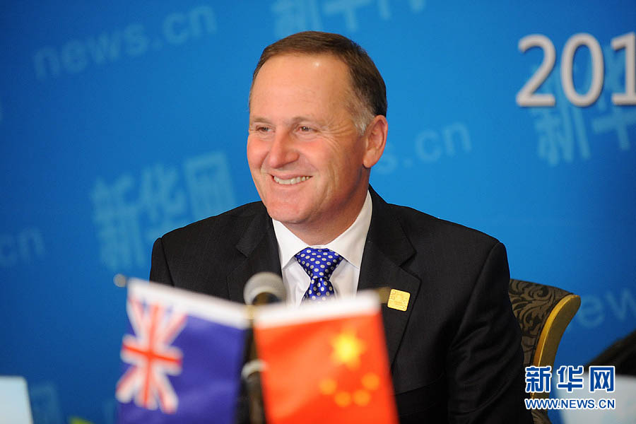 Le PM néo-zélandais souhaite accroître les relations commerciales avec la Chine