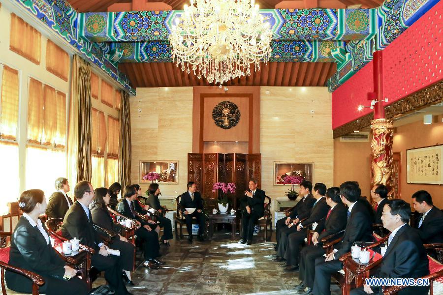 Rencontre à Beijing des responsables chargés des affaires entre les deux rives du détroit de Taiwan 