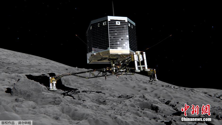 Le robot européen Philae se pose sur la comète Tchouri