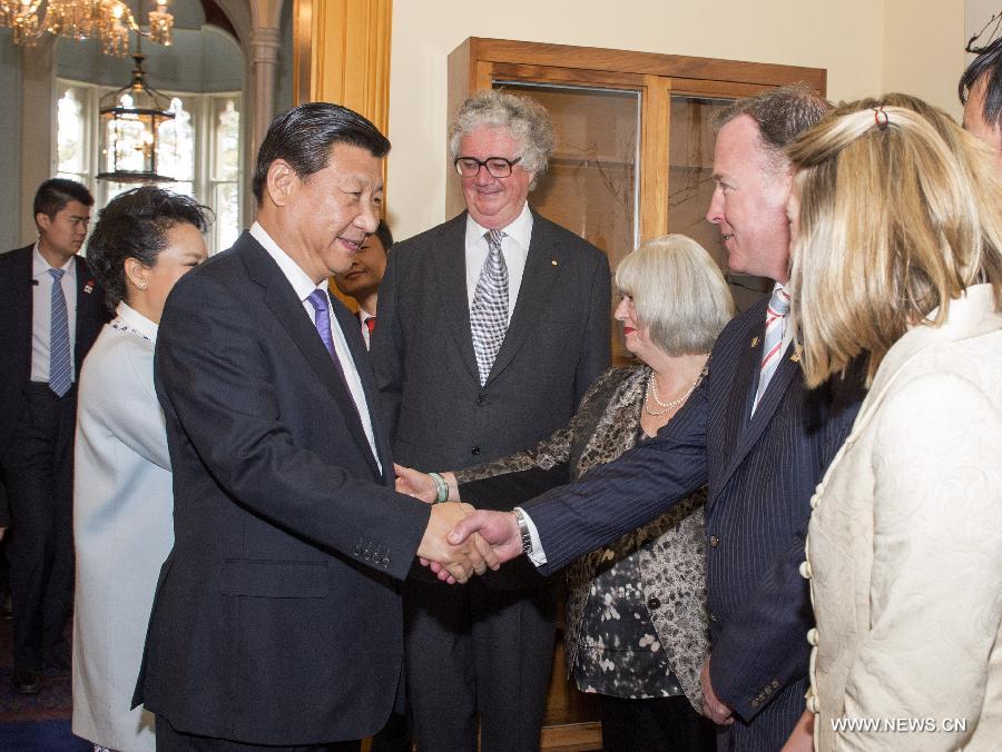 Xi Jinping rend visite à la famille d'un vieil ami australien en Tasmanie