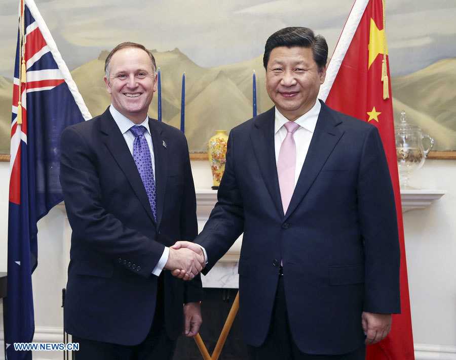 La Chine et la Nouvelle-Zélande décident de bâtir un partenariat stratégique global