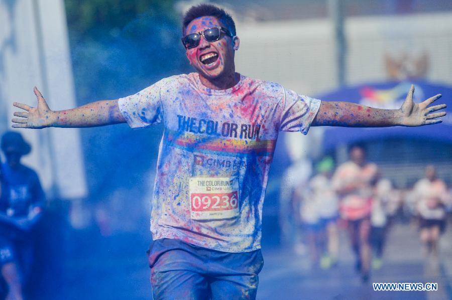 Photos - la "Color run" à Jakarta